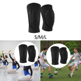 Maxbell 2Pcs Protective Knee Pads Protector Knee Brace for Fitness Soccer Basketball S