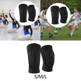 Maxbell 2Pcs Protective Knee Pads Protector Knee Brace for Fitness Soccer Basketball S