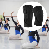Maxbell 2Pcs Protective Knee Pads Protector Knee Brace for Fitness Soccer Basketball L