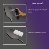Maxbell Pickleball Racket Surface Cleaner Portable Professional with Cleaning Sponge