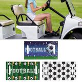 Maxbell Front Seat Towel Blanket Gift Seat Cushion Cover Course Golf Cart Seat Cover Blue