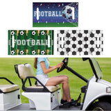 Maxbell Front Seat Towel Blanket Gift Seat Cushion Cover Course Golf Cart Seat Cover Blue