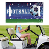 Maxbell Front Seat Towel Blanket Gift Seat Cushion Cover Course Golf Cart Seat Cover Blue