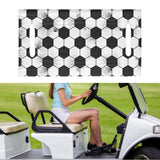 Maxbell Front Seat Towel Blanket Gift Seat Cushion Cover Course Golf Cart Seat Cover White Black