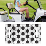 Maxbell Front Seat Towel Blanket Gift Seat Cushion Cover Course Golf Cart Seat Cover White Black