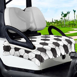 Maxbell Front Seat Towel Blanket Gift Seat Cushion Cover Course Golf Cart Seat Cover White Black