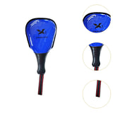 Maxbell Karate Kicking Pad PU Leather Kicking Target for Fighting Practice Muay Thai Black