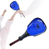 Maxbell Karate Kicking Pad PU Leather Kicking Target for Fighting Practice Muay Thai Black