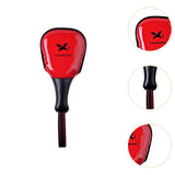 Maxbell Karate Kicking Pad PU Leather Kicking Target for Fighting Practice Muay Thai Red