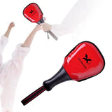 Maxbell Karate Kicking Pad PU Leather Kicking Target for Fighting Practice Muay Thai Red