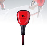 Maxbell Karate Kicking Pad PU Leather Kicking Target for Fighting Practice Muay Thai Red