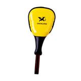 Maxbell Karate Kicking Pad PU Leather Kicking Target for Fighting Practice Muay Thai Yellow