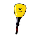 Maxbell Karate Kicking Pad PU Leather Kicking Target for Fighting Practice Muay Thai Yellow