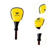 Maxbell Karate Kicking Pad PU Leather Kicking Target for Fighting Practice Muay Thai Yellow