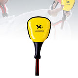 Maxbell Karate Kicking Pad PU Leather Kicking Target for Fighting Practice Muay Thai Yellow