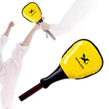 Maxbell Karate Kicking Pad PU Leather Kicking Target for Fighting Practice Muay Thai Yellow