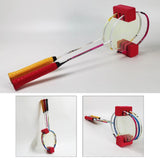 Maxbell Badminton Racket Holder Portable Sturdy Organizer 3 Grid for Travel Home Gym 2pcs