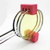 Maxbell Badminton Racket Holder Portable Sturdy Organizer 3 Grid for Travel Home Gym 2pcs