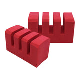 Maxbell Badminton Racket Holder Portable Sturdy Organizer 3 Grid for Travel Home Gym 2pcs