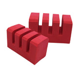 Maxbell Badminton Racket Holder Portable Sturdy Organizer 3 Grid for Travel Home Gym 2pcs