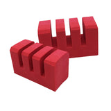 Maxbell Badminton Racket Holder Portable Sturdy Organizer 3 Grid for Travel Home Gym 2pcs