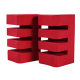 Maxbell Badminton Racket Holder Portable Sturdy Organizer 3 Grid for Travel Home Gym 2pcs