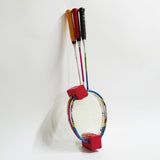 Maxbell Badminton Racket Holder Portable Sturdy Organizer 3 Grid for Travel Home Gym 2pcs
