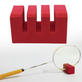 Maxbell Badminton Racket Holder Portable Sturdy Organizer 3 Grid for Travel Home Gym 1pcs