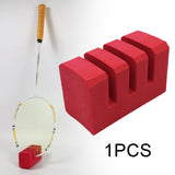 Maxbell Badminton Racket Holder Portable Sturdy Organizer 3 Grid for Travel Home Gym 1pcs