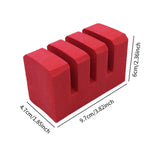 Maxbell Badminton Racket Holder Portable Sturdy Organizer 3 Grid for Travel Home Gym 1pcs