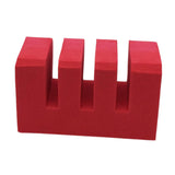 Maxbell Badminton Racket Holder Portable Sturdy Organizer 3 Grid for Travel Home Gym 1pcs