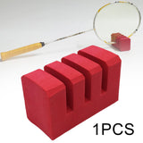 Maxbell Badminton Racket Holder Portable Sturdy Organizer 3 Grid for Travel Home Gym 1pcs