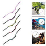Maxbell Bike Handlebar Replace Part 31.8mm Clamp Dia High Performance Aluminum Alloy Purple White