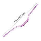 Maxbell Bike Handlebar Replace Part 31.8mm Clamp Dia High Performance Aluminum Alloy Purple White