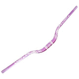 Maxbell Bike Handlebar Replace Part 31.8mm Clamp Dia High Performance Aluminum Alloy Purple White