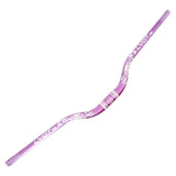 Maxbell Bike Handlebar Replace Part 31.8mm Clamp Dia High Performance Aluminum Alloy Purple White