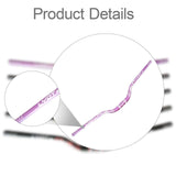 Maxbell Bike Handlebar Replace Part 31.8mm Clamp Dia High Performance Aluminum Alloy Purple White