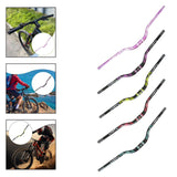 Maxbell Bike Handlebar Replace Part 31.8mm Clamp Dia High Performance Aluminum Alloy Purple White