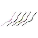 Maxbell Bike Handlebar Replace Part 31.8mm Clamp Dia High Performance Aluminum Alloy Purple White