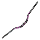 Maxbell Bike Handlebar Replace Part 31.8mm Clamp Dia High Performance Aluminum Alloy Black Purple