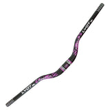 Maxbell Bike Handlebar Replace Part 31.8mm Clamp Dia High Performance Aluminum Alloy Black Purple
