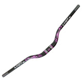 Maxbell Bike Handlebar Replace Part 31.8mm Clamp Dia High Performance Aluminum Alloy Black Purple