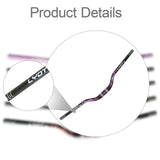 Maxbell Bike Handlebar Replace Part 31.8mm Clamp Dia High Performance Aluminum Alloy Black Purple