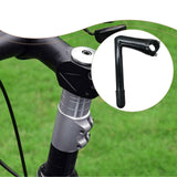 Maxbell Bike Handlebar Stem Parts Bicycle Quill Stem for Sports Mountain Bike Riding Black