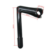 Maxbell Bike Handlebar Stem Parts Bicycle Quill Stem for Sports Mountain Bike Riding Black