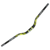 Maxbell Bike Handlebar Replace Part 31.8mm Clamp Dia High Performance Aluminum Alloy Black Yellow