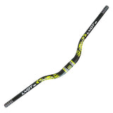 Maxbell Bike Handlebar Replace Part 31.8mm Clamp Dia High Performance Aluminum Alloy Black Yellow