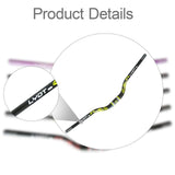 Maxbell Bike Handlebar Replace Part 31.8mm Clamp Dia High Performance Aluminum Alloy Black Yellow