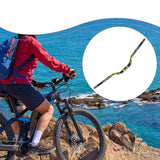 Maxbell Bike Handlebar Replace Part 31.8mm Clamp Dia High Performance Aluminum Alloy Black Yellow