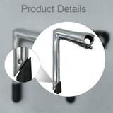 Maxbell Bike Handlebar Stem Parts Bicycle Quill Stem for Sports Mountain Bike Riding Silver